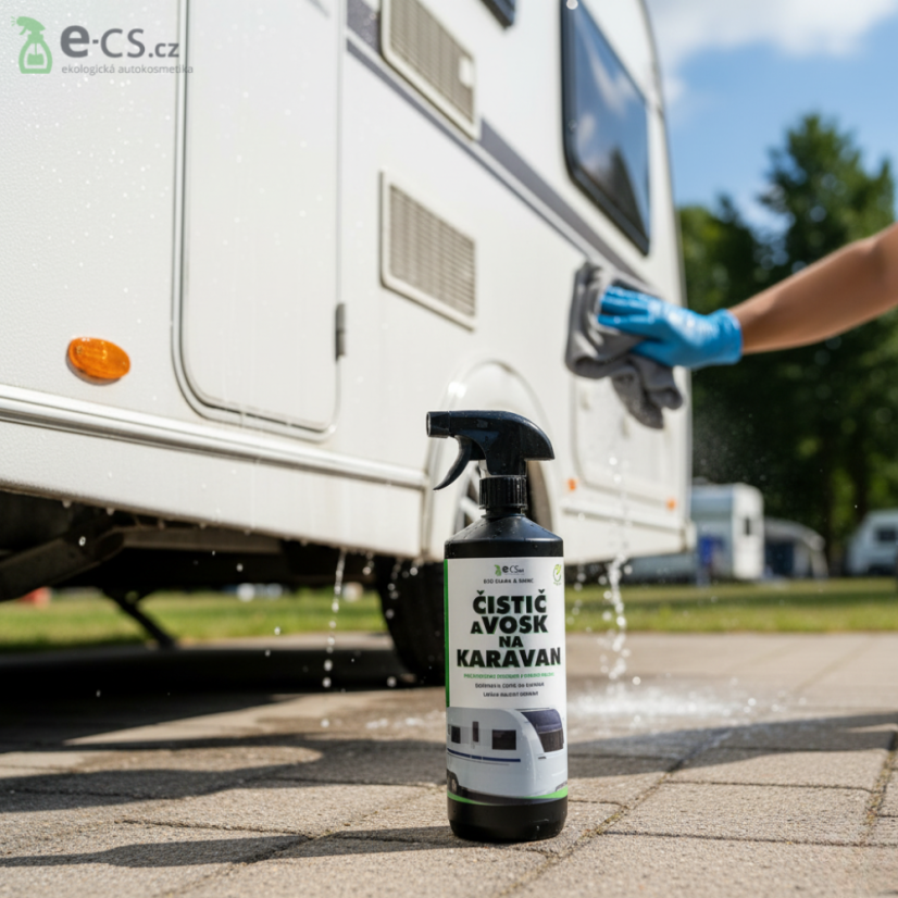 Čistič a vosk na karavan 1L
