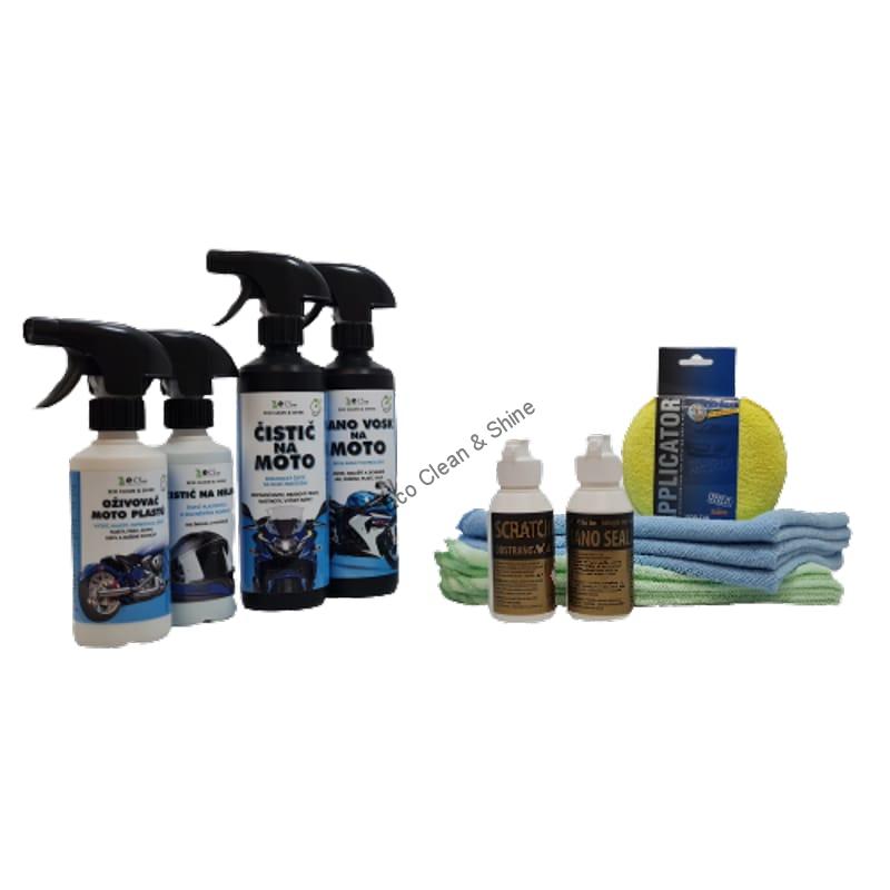 Veľká sada motokosmetiky (extra vosk na moto)