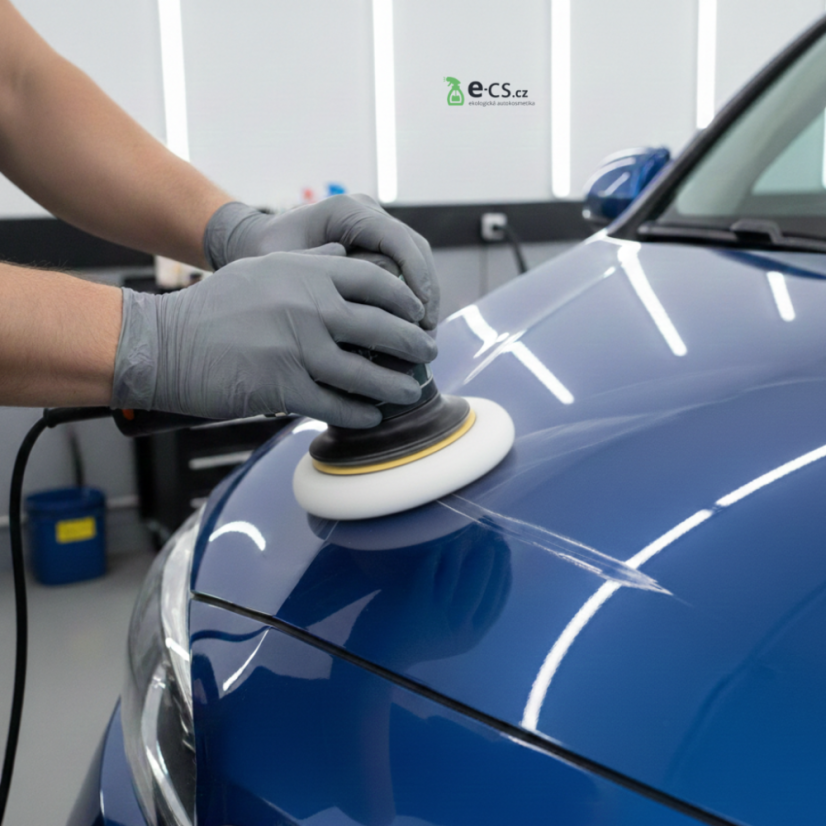 E-CS Leštící kotouč- 150 mm š. 25 mm bílý- středně měkký