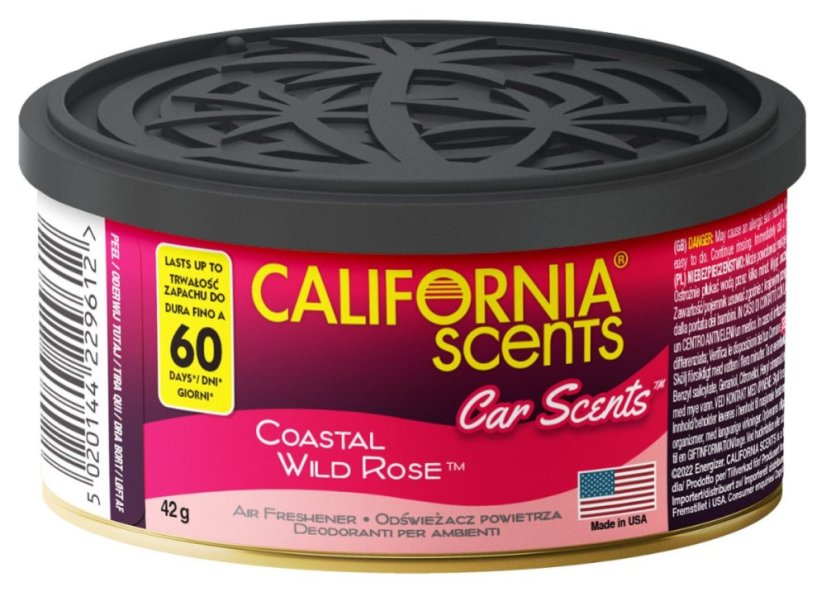 California Car Scents Coastal Wild Rose 42 g