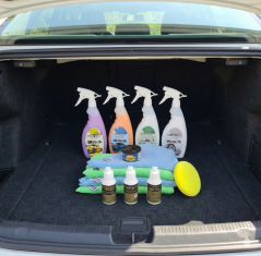 E-CS Velká sada autokosmetiky s nano voskem 4x 500 ml + 3x 100 ml