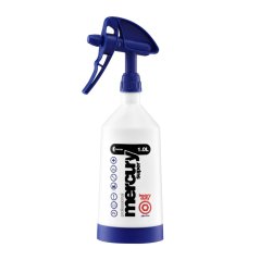 Postrekovač MERCURY HD ALKALINE 1,0 l — priemyselný chemicky odolný na zásadité roztoky, dvojčinná hlava, EPDM těsnenie
