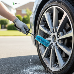 Malá kefa na alu kolesá