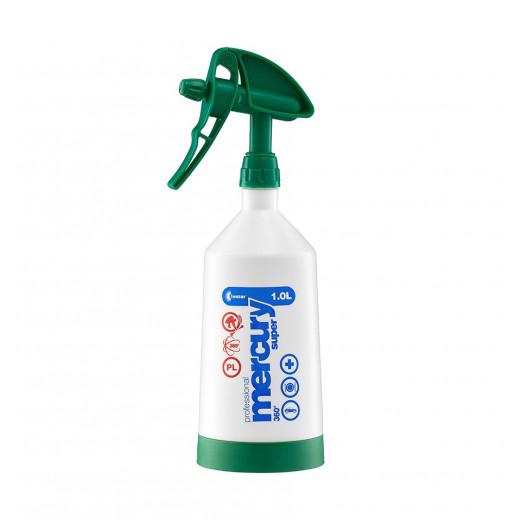 Postrekovač MERCURY CLEANING 360, 1,0 l – profesionálny dvojčinný postrekovač na čistenie a dezinfekciu (360°), zelený