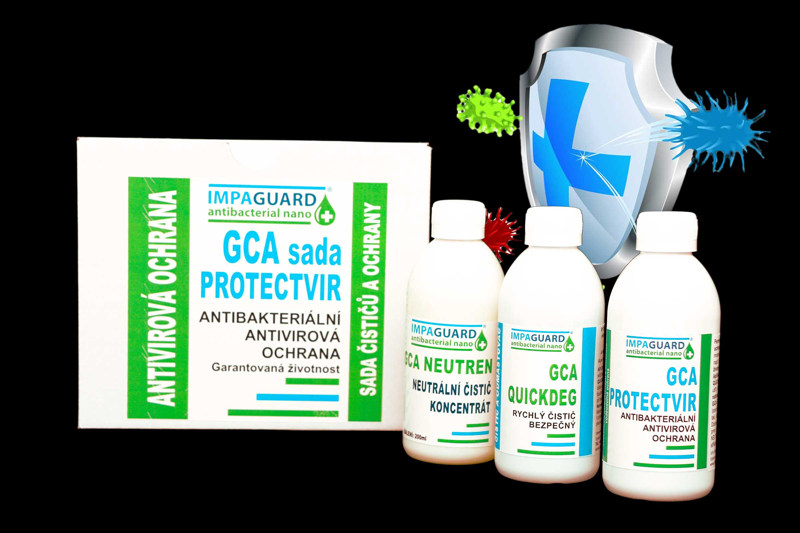 Antivirová a antibakteriální ochrana Sada Protectvir 90 dní- dezinfekce ploch