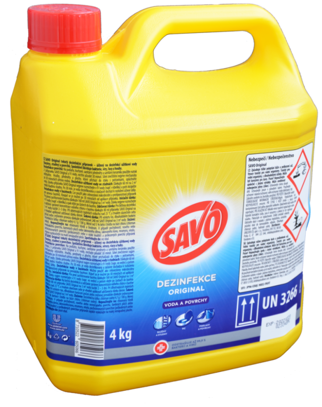 SAVO Original - čistiaci dezinfekčný prostriedok 4kg