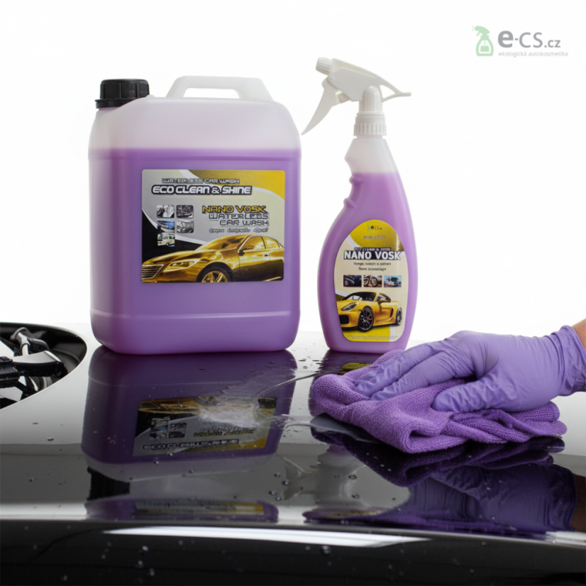 Nano vosk -Leštěnka s nano voskom pre suché umývanie áut 25L