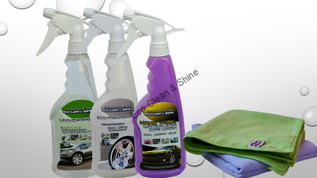 Dárková sada autokosmetiky Eco Clean & Shine – V čistotě