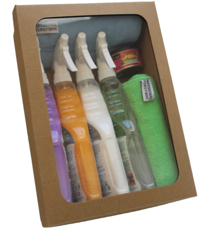 Darčeková sada autokozmetiky Eco Clean & Shine Originál 4x500 ml