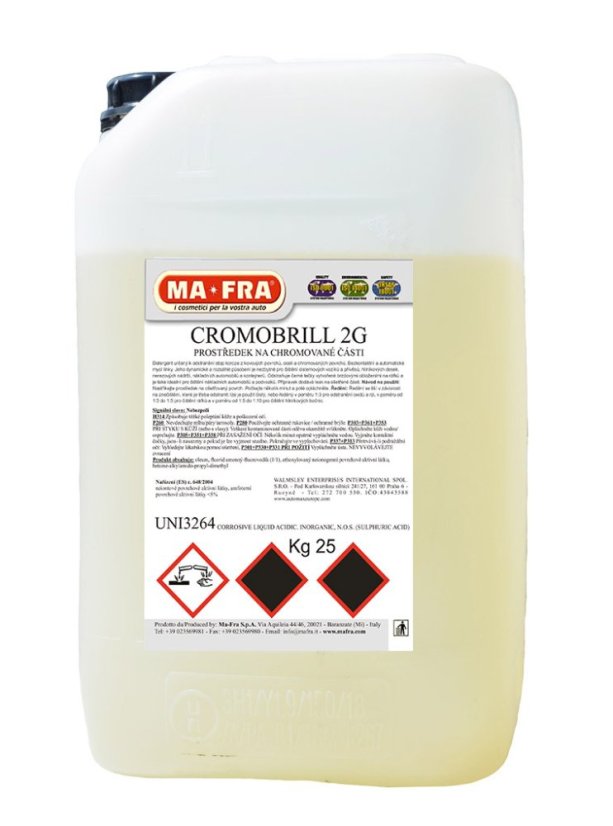 Mafra Cromobrill 2G 6 Kg - čistič hliníku, chromu a nerezu