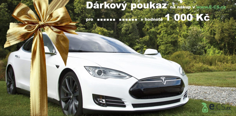 E-CS Dárkový poukaz v hodnotě 1 000 Kč