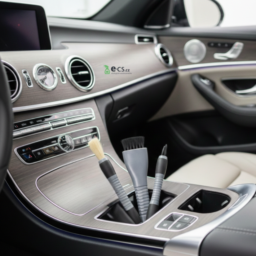 E-CS Set 3x detailingových interiérových štěteců