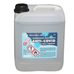 Anti-Covit (Anti-Covid) alkoholová dezinfekce 5L