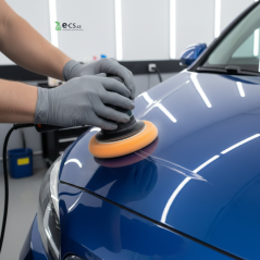 E-CS Leštící kotouč- 150 mm š. 25 mm oranžový- středně tvrdý